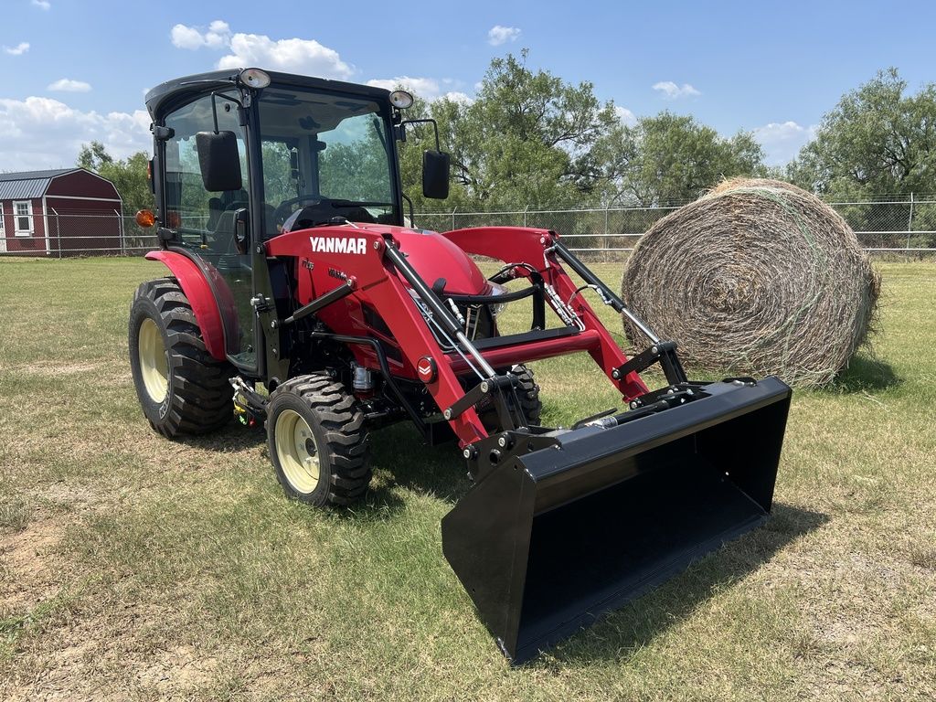 YANMAR TRACTOR YT235VXHIC-T YT235C HST CAB IND TIRES LDR:040757