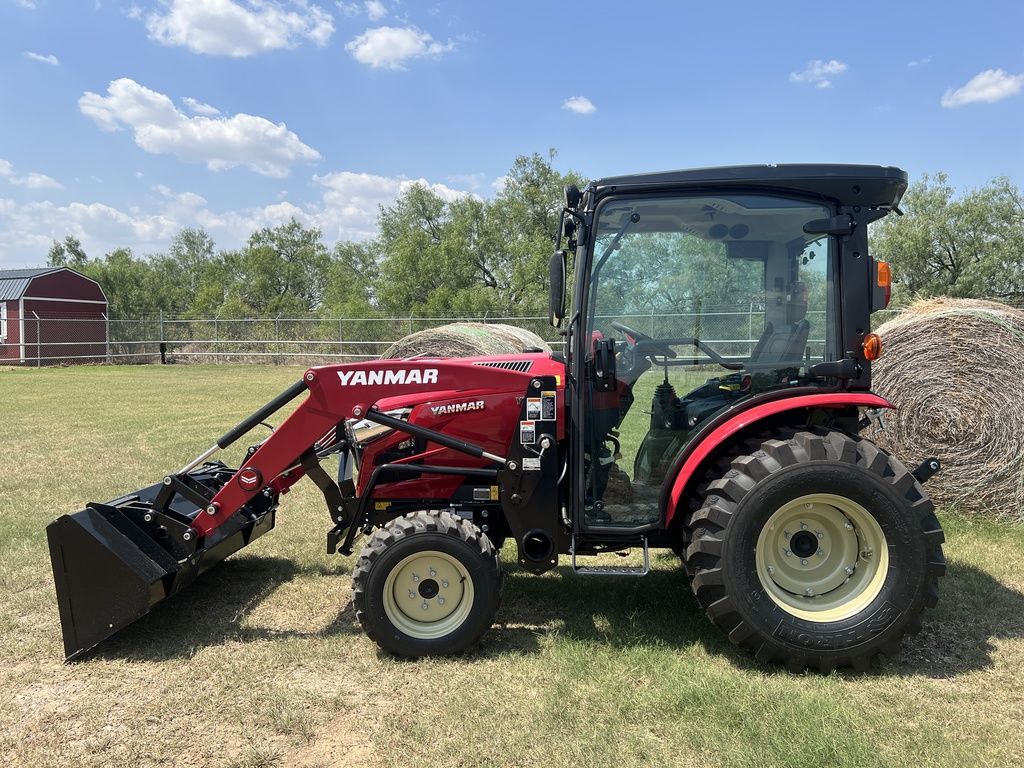 YANMAR TRACTOR YT235VXHIC-T YT235C HST CAB IND TIRES LDR:040757
