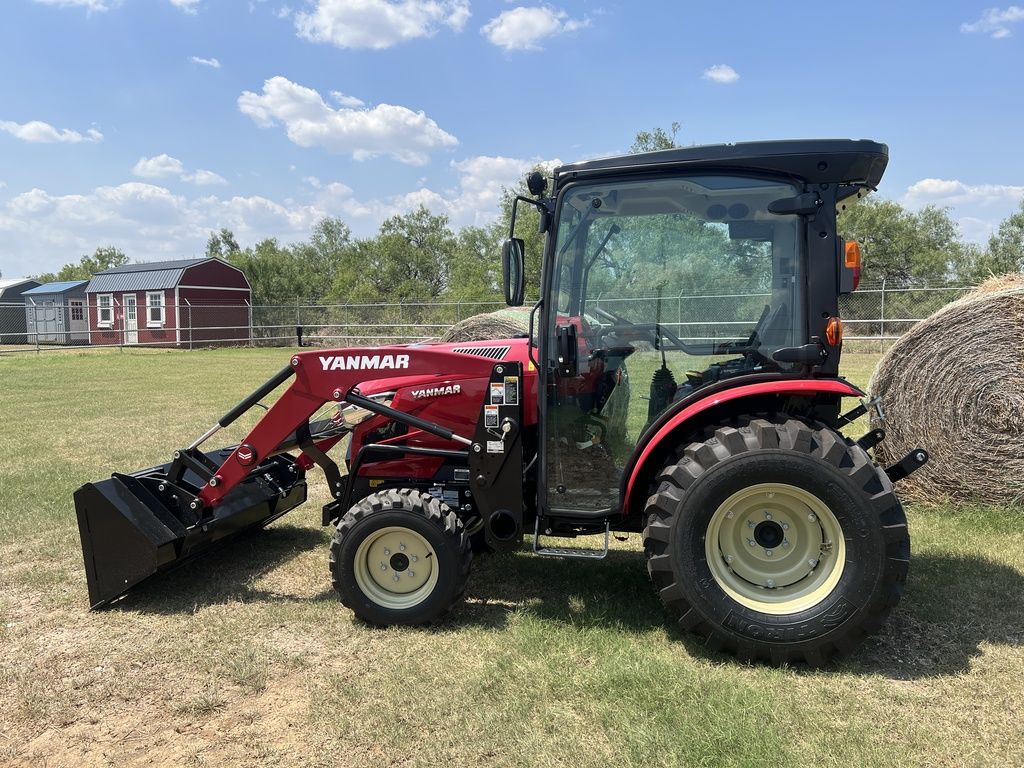 YANMAR TRACTOR YT235VXHIC-T YT235C HST CAB IND TIRES LDR:040757