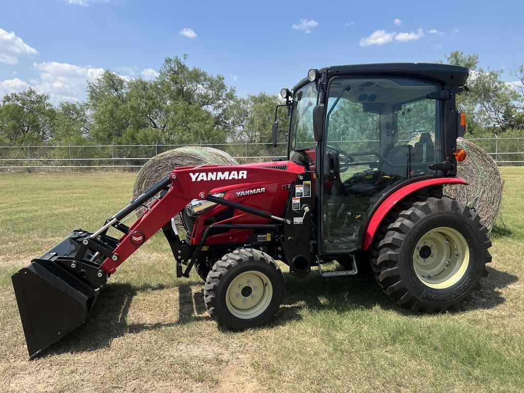 YANMAR TRACTOR YT235VXHIC-T YT235C HST CAB IND TIRES LDR:040757