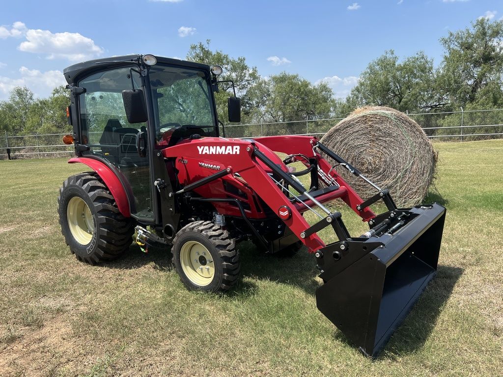 YANMAR TRACTOR YT235VXHIC-T YT235C HST CAB IND TIRES LDR:040757