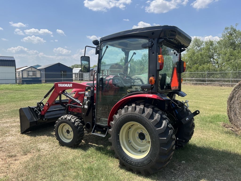 YANMAR TRACTOR YT235VXHIC-T YT235C HST CAB IND TIRES LDR:040757