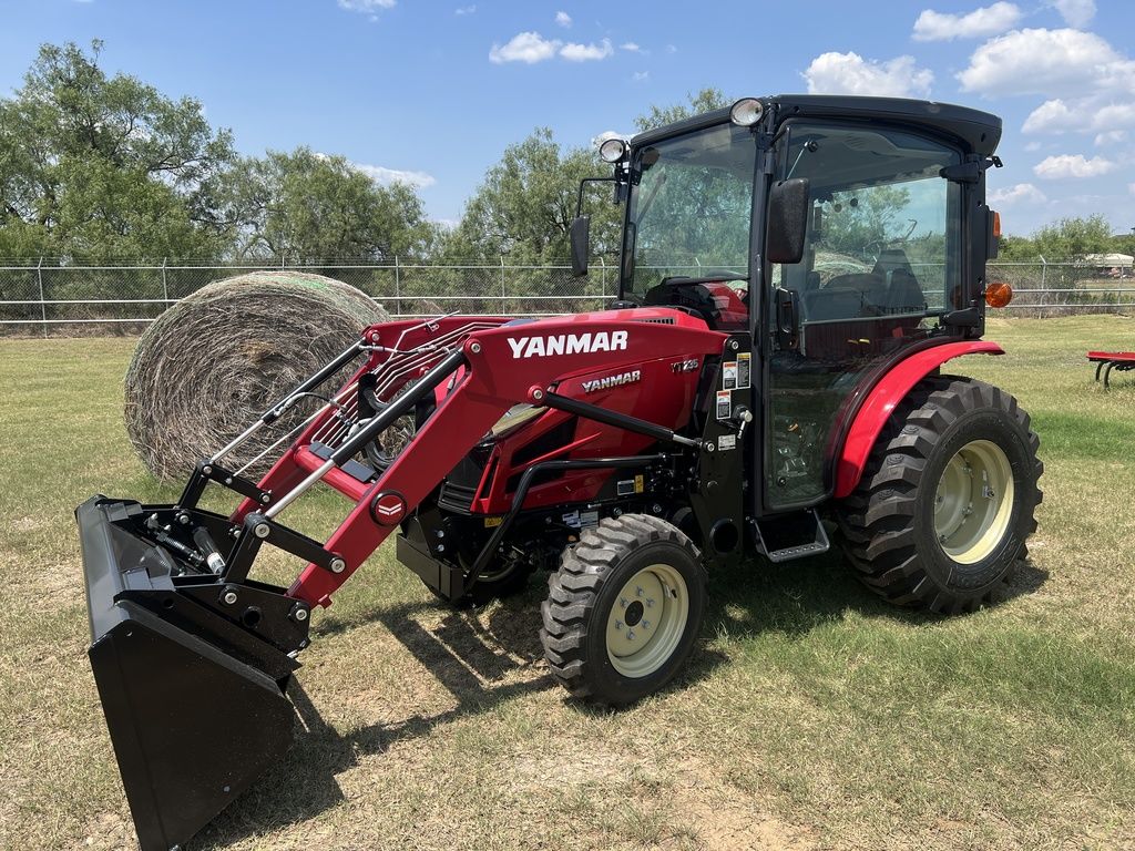 YANMAR TRACTOR YT235VXHIC-T YT235C HST CAB IND TIRES LDR:040757